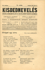 Virágok egy sírra - Kisdednevelés 1916, 14. szám